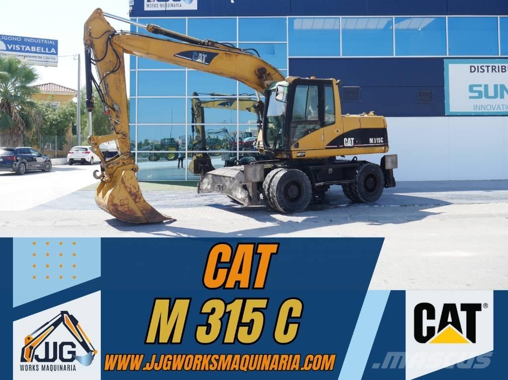 CAT M 315 C Ekskavatori uz riteņiem