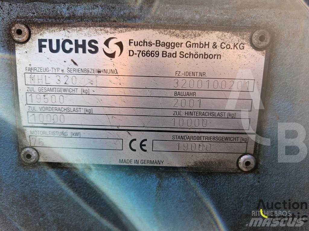 Fuchs MHL 320 Ekskavatori uz riteņiem