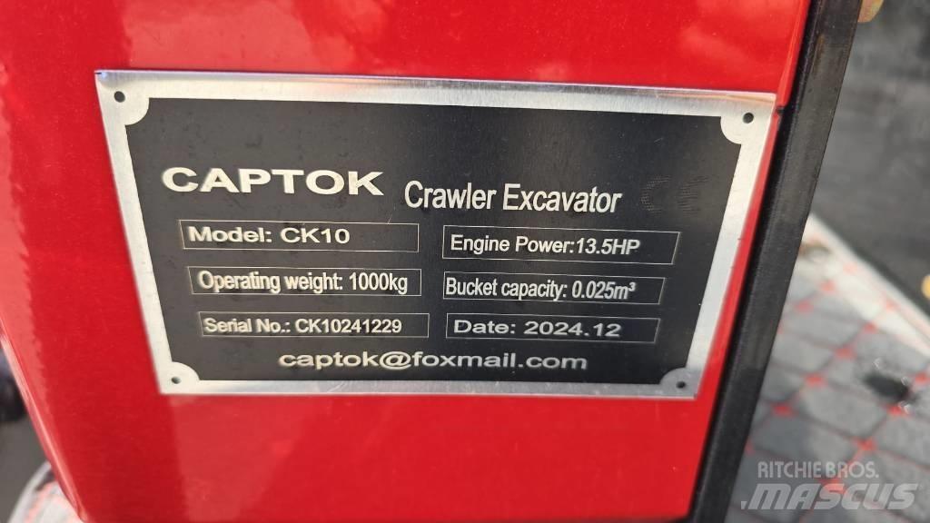 Captok CK10 Mini ekskavatori < 7 t