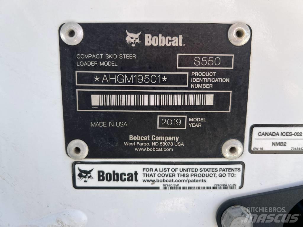 Bobcat S550 Lietoti riteņu kompaktiekrāvēji