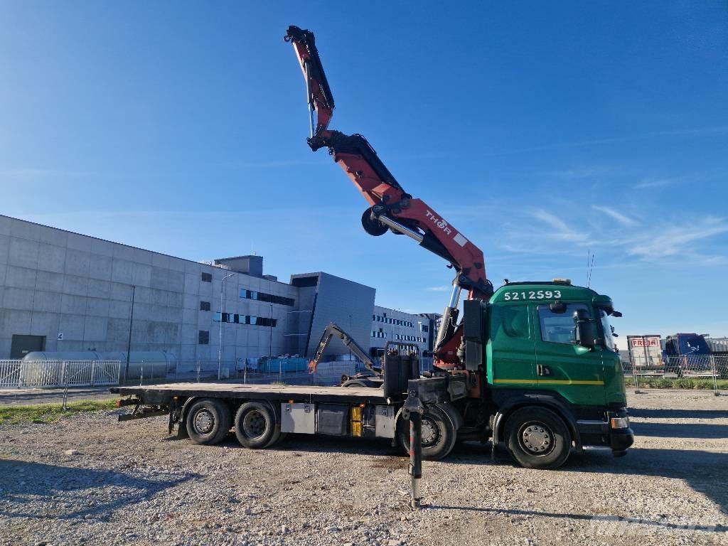 Scania G 410 Smagās mašīnas ar celtni
