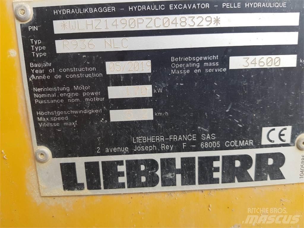 Liebherr R936 NLC Kāpurķēžu ekskavatori