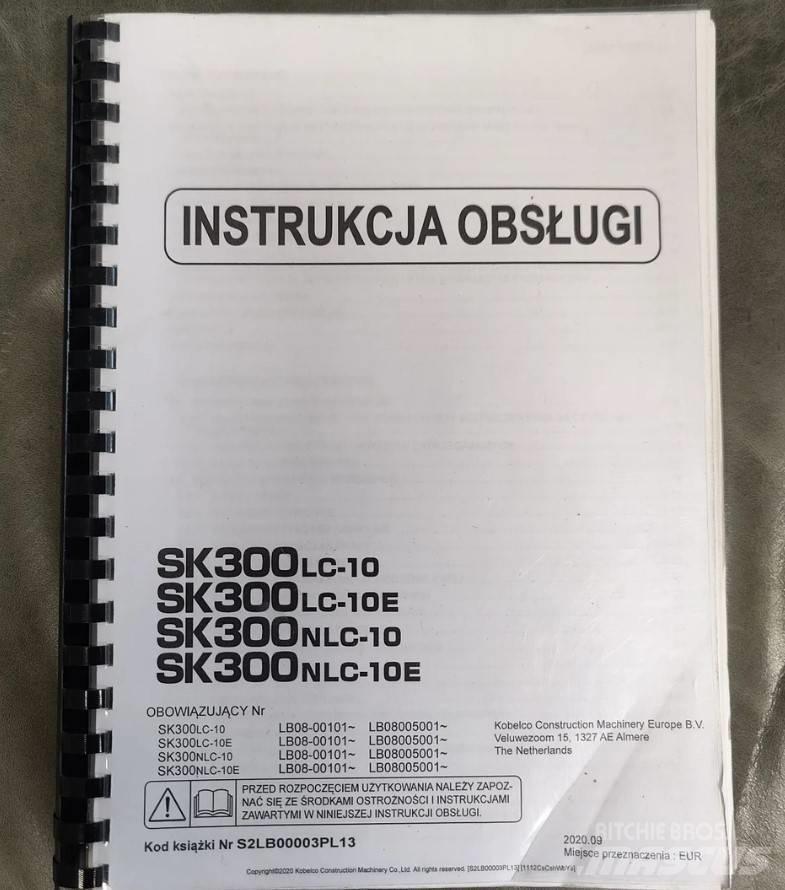 Kobelco SK300LC-10 Kāpurķēžu ekskavatori