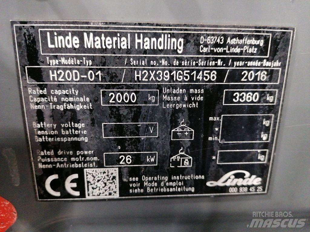 Linde H20D-01 Tehnika ar dīzeļa dzinēju