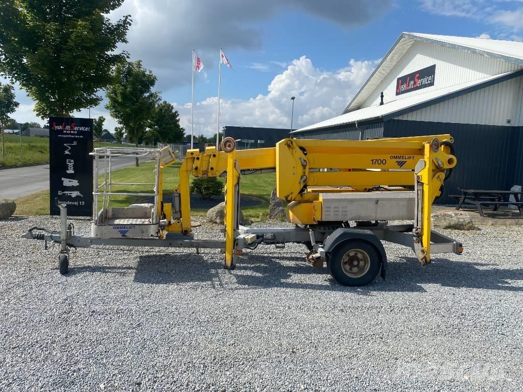 Omme 1700 EBX Pacēlājplatformas - piekabes