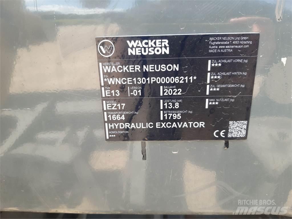Wacker Neuson EZ17 Kāpurķēžu ekskavatori