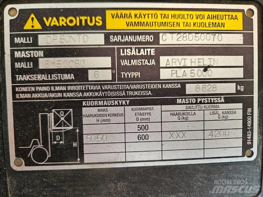 CAT DP 50 N Tehnika ar dīzeļa dzinēju