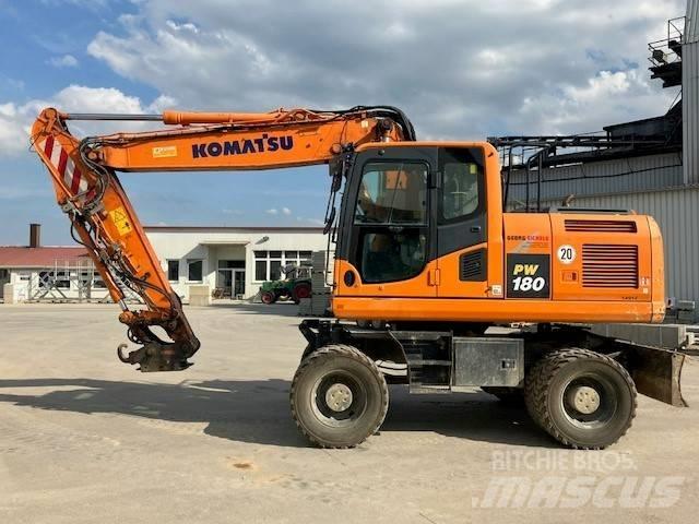 Komatsu PW 180-10 Ekskavatori uz riteņiem