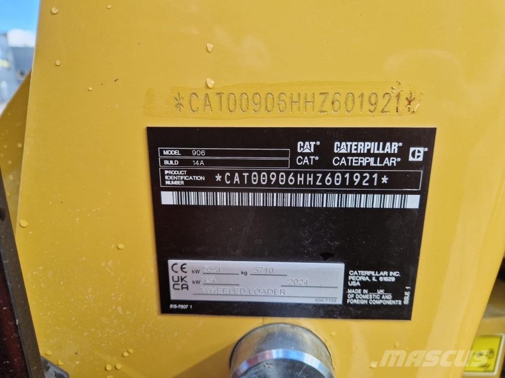 CAT 906 Iekrāvēji uz riteņiem