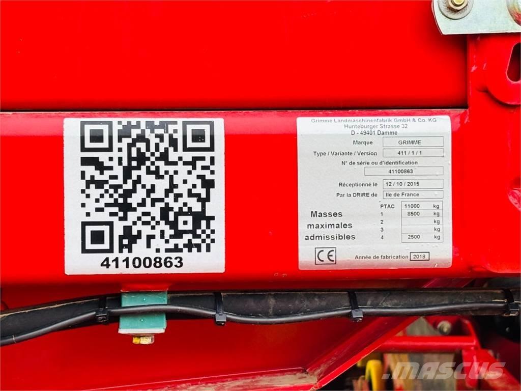 Grimme SE 260 UB Kartupeļu novākšanas kombaini
