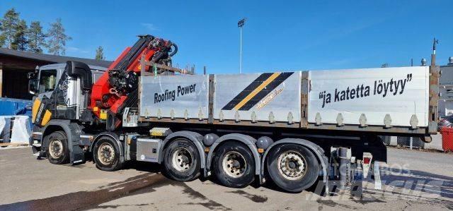 Scania G410 Smagās mašīnas ar celtni