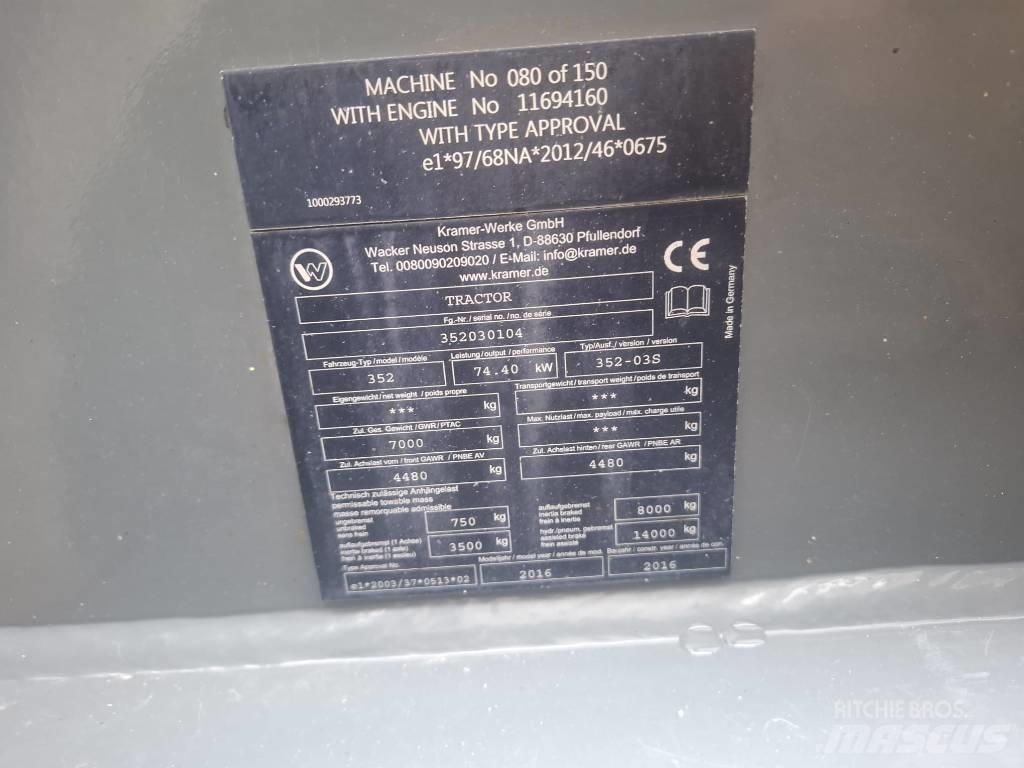 Kramer 8105 Iekrāvēji uz riteņiem