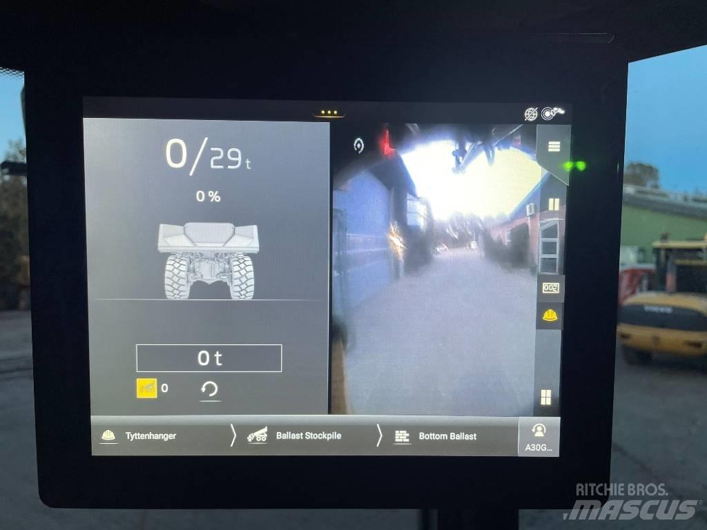 Volvo A30G Artikulētie pašizgāzēji