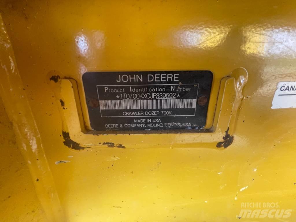 DEERE 700K LGP Kāpurķēžu buldozeri