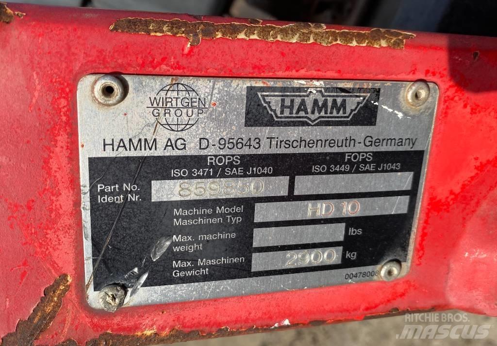 Hamm HD 10 Divvalču grunts veltņi