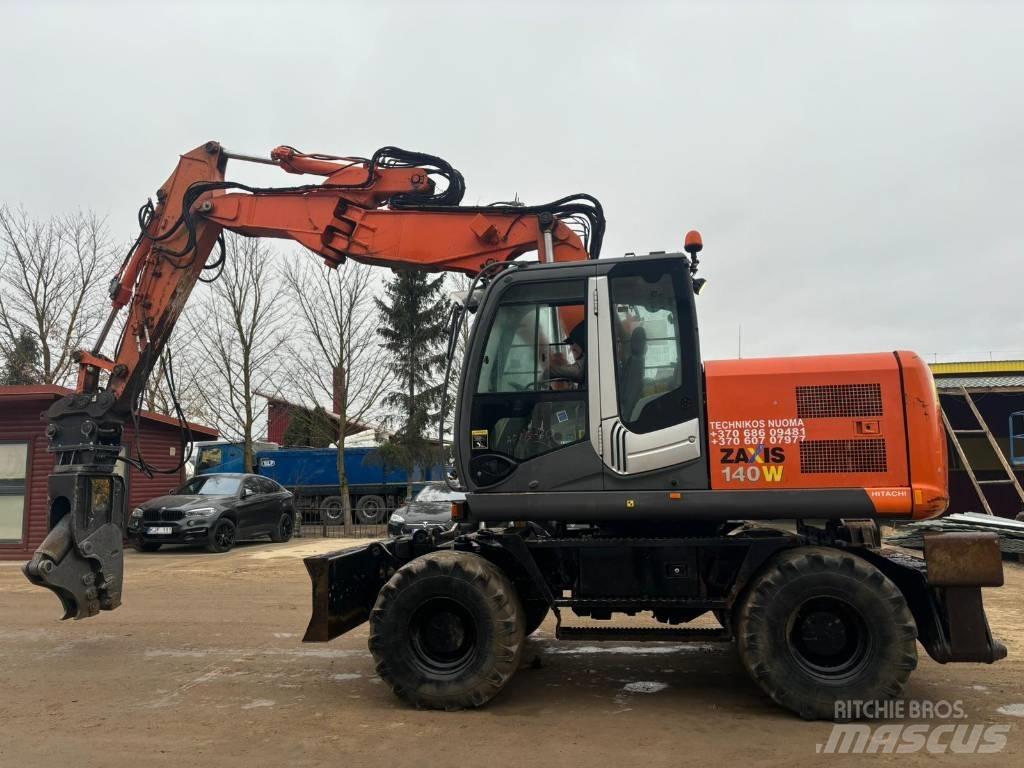 Hitachi ZX 140 W-3 Ekskavatori uz riteņiem