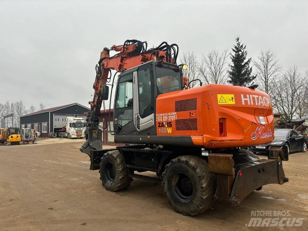 Hitachi ZX 140 W-3 Ekskavatori uz riteņiem