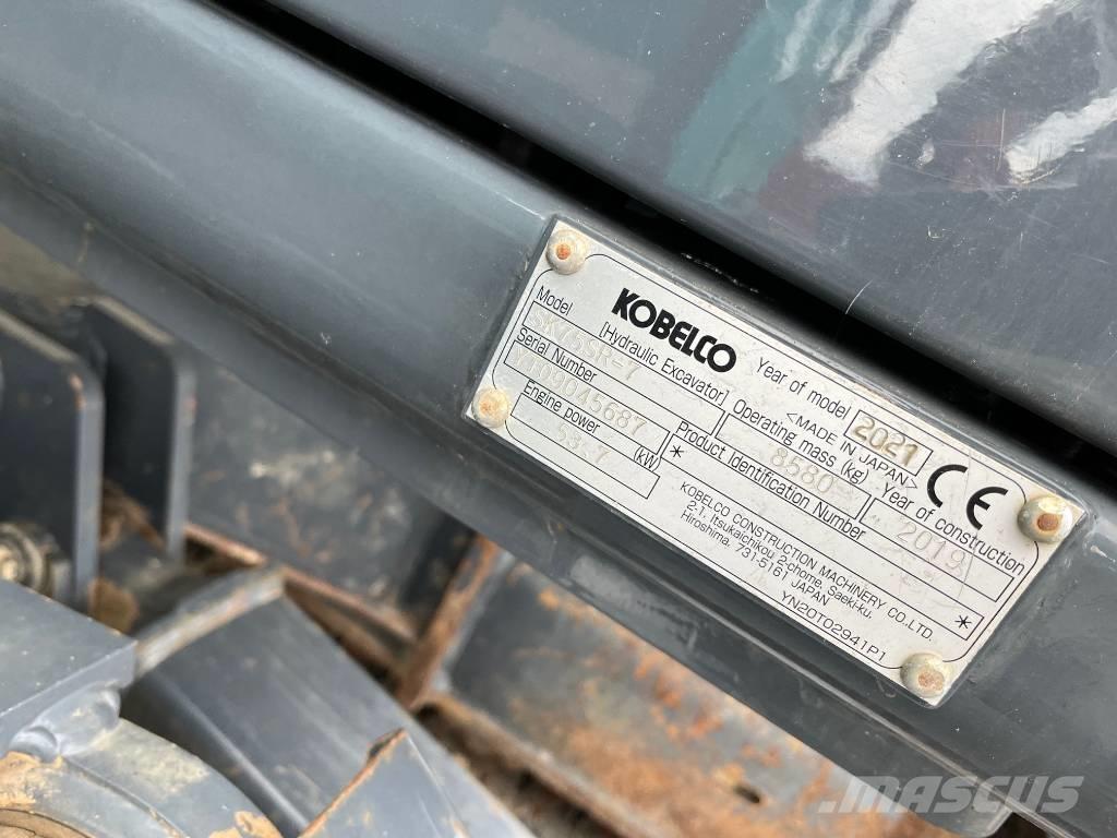 Kobelco SK 75 SR -7 Vidēja lieluma ekskavatori 7 t - 12 t