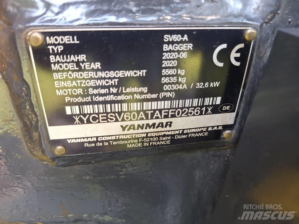 Yanmar SV 60 Mini ekskavatori < 7 t