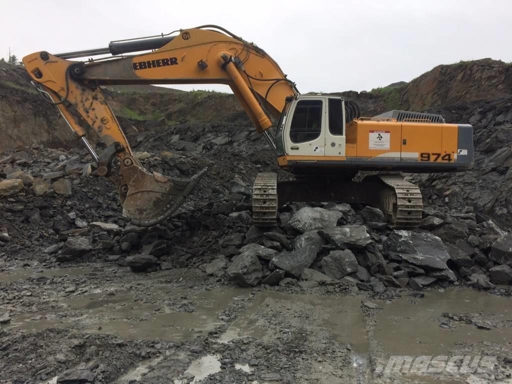 Liebherr R 974 C Kāpurķēžu ekskavatori