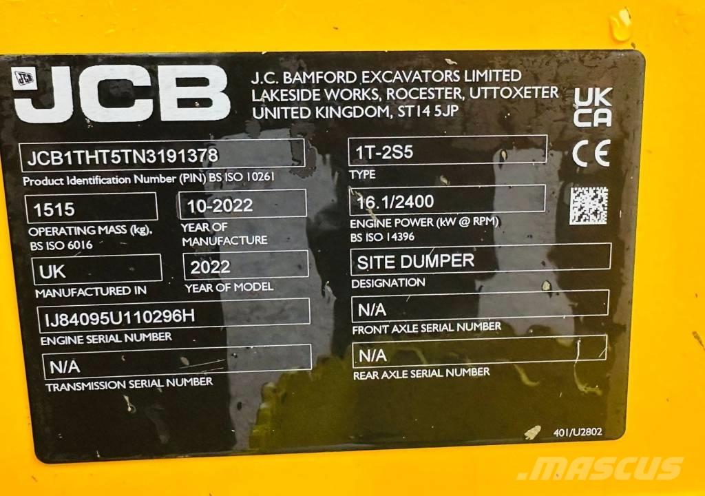 JCB 1 THT Mini pašizgāzēji
