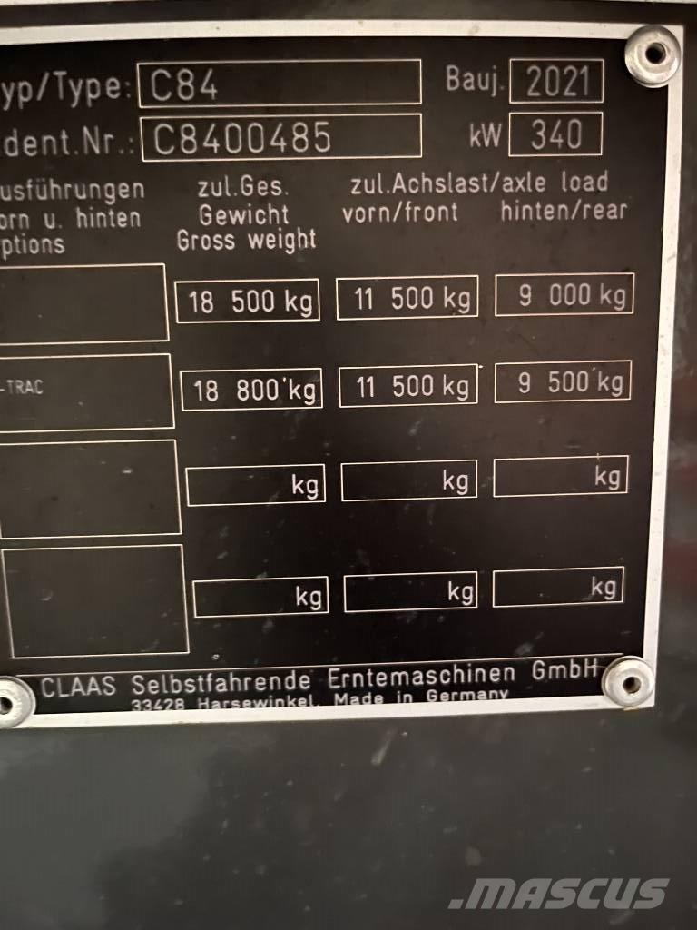 CLAAS Lexion 6800 Ražas novākšanas kombaini