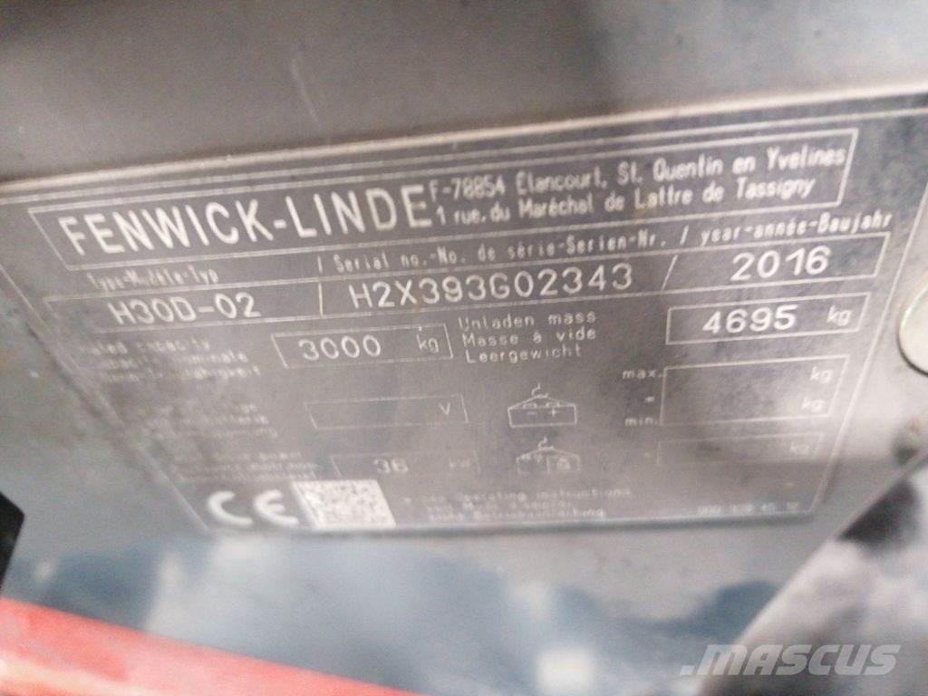 Linde H30D-02 Tehnika ar dīzeļa dzinēju