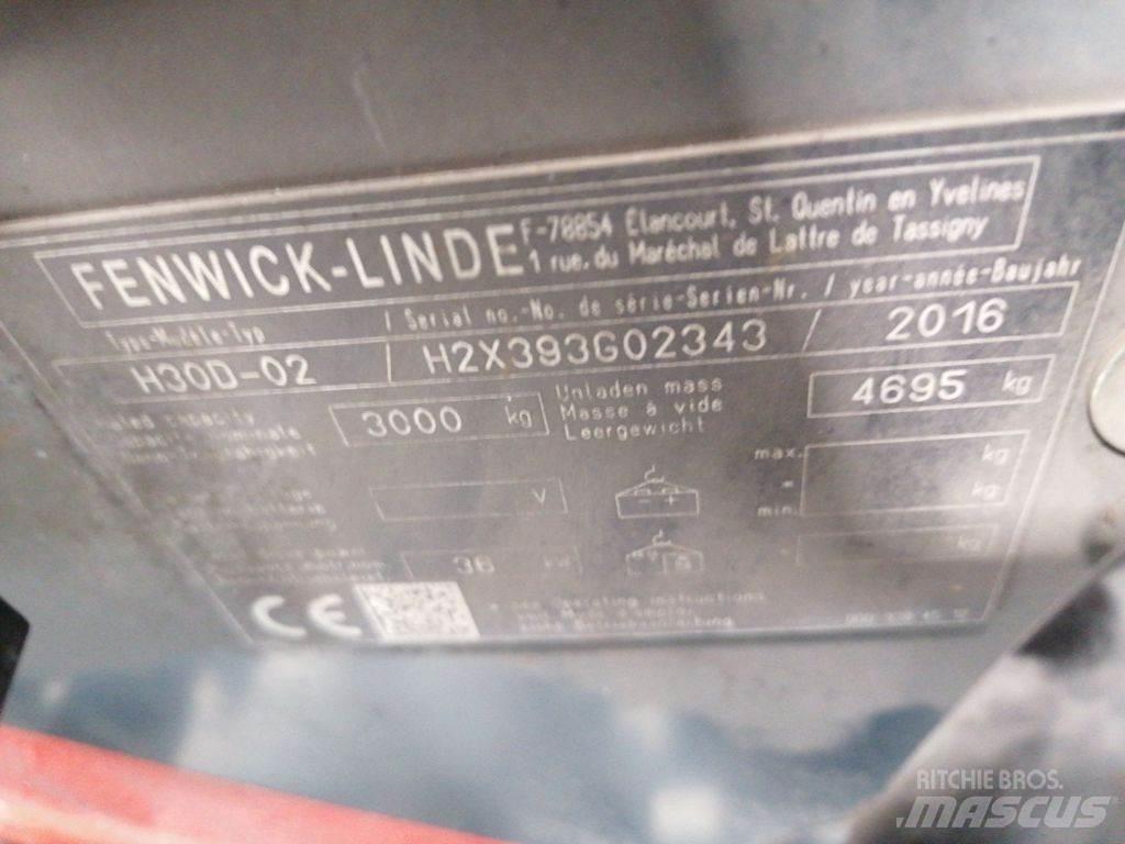 Linde H30D-02 Tehnika ar dīzeļa dzinēju