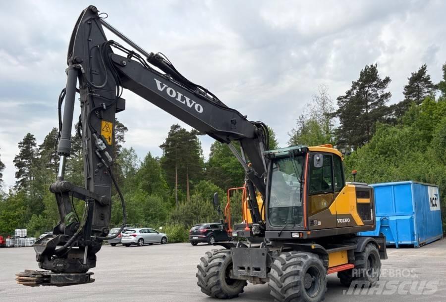 Volvo EW160E Ekskavatori uz riteņiem