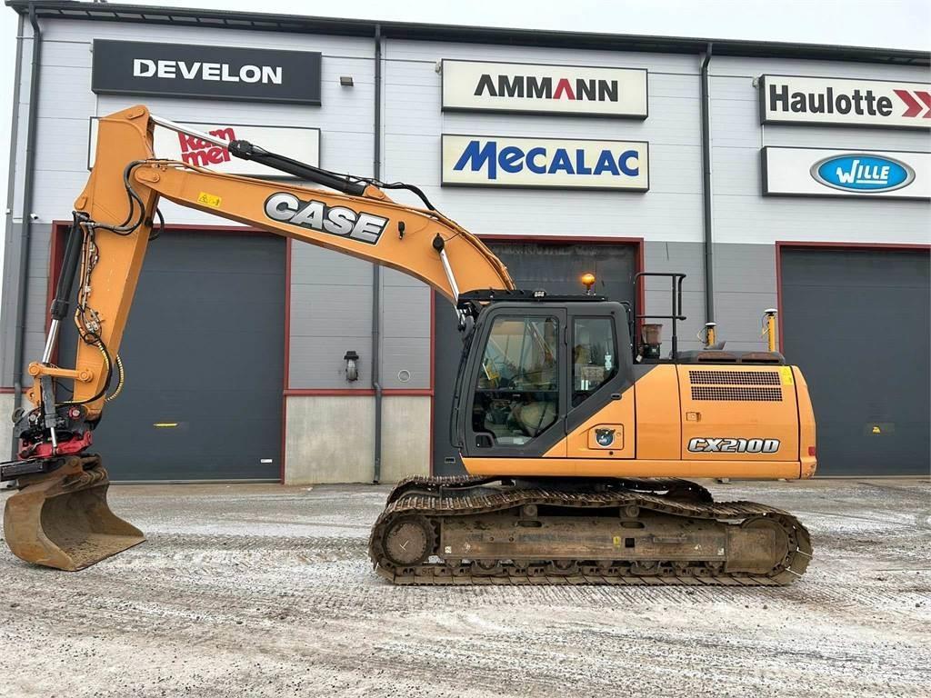 CASE CX210D Kāpurķēžu ekskavatori