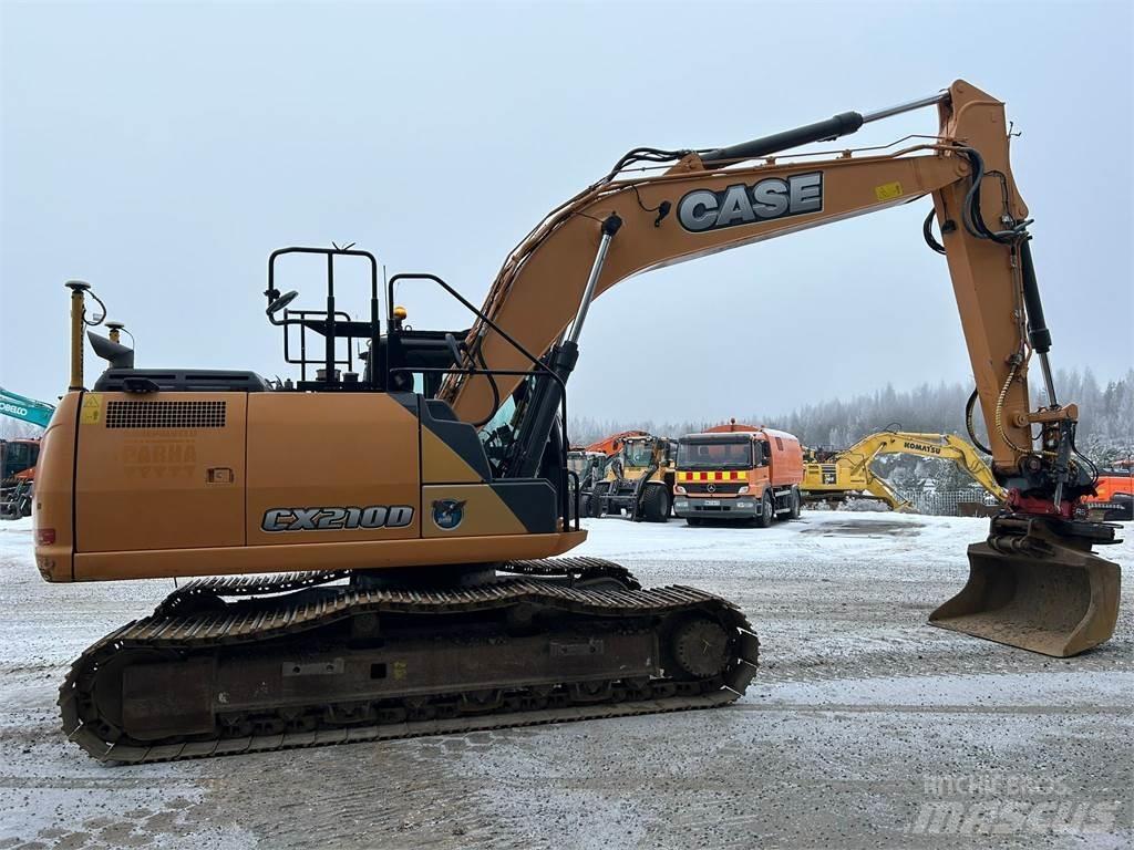 CASE CX210D Kāpurķēžu ekskavatori