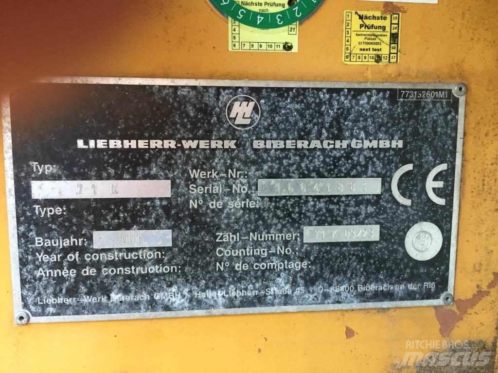 Liebherr 71 K Torņa krāni