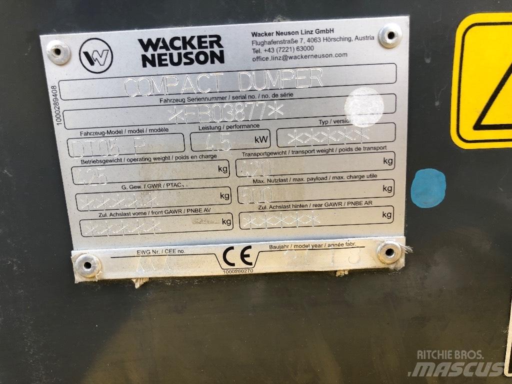 Wacker Neuson DT 05 Kāpurķēžu pašizkrāvējs