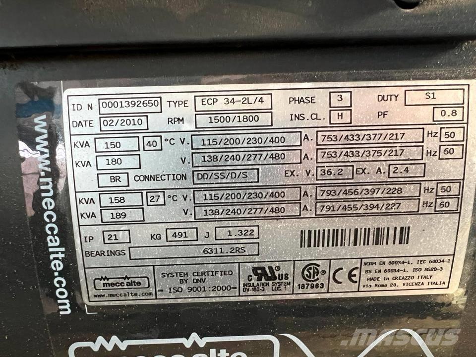  Mecc alte 85-300 KVA Citi ģeneratori