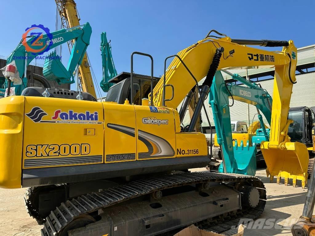 Kobelco SK 200 Kāpurķēžu ekskavatori