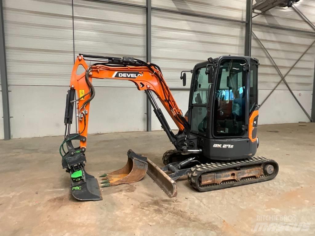 Develon DX 27 Z-7 Mini ekskavatori < 7 t