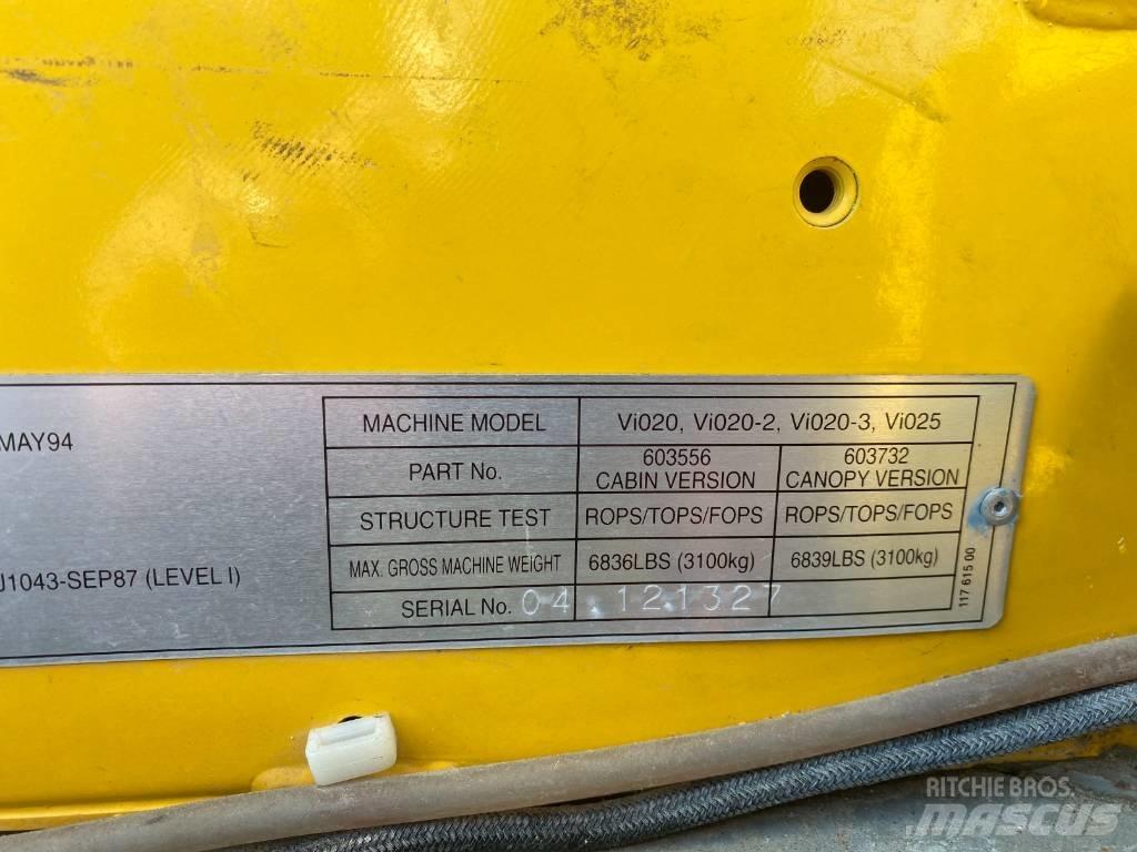 Yanmar Vio 25 Mini ekskavatori < 7 t