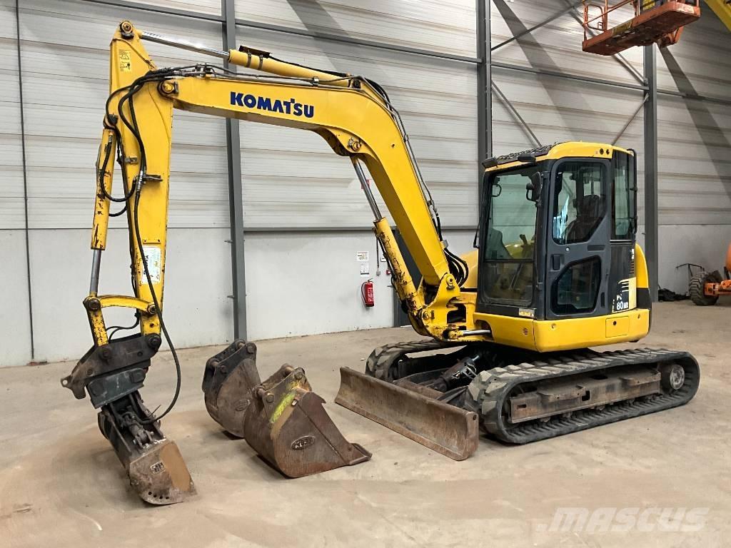Komatsu PC 80 MR-3 Vidēja lieluma ekskavatori 7 t - 12 t
