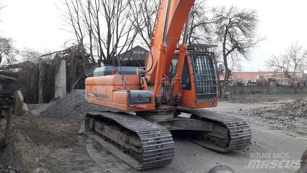 Doosan DX 340 LC Kāpurķēžu ekskavatori
