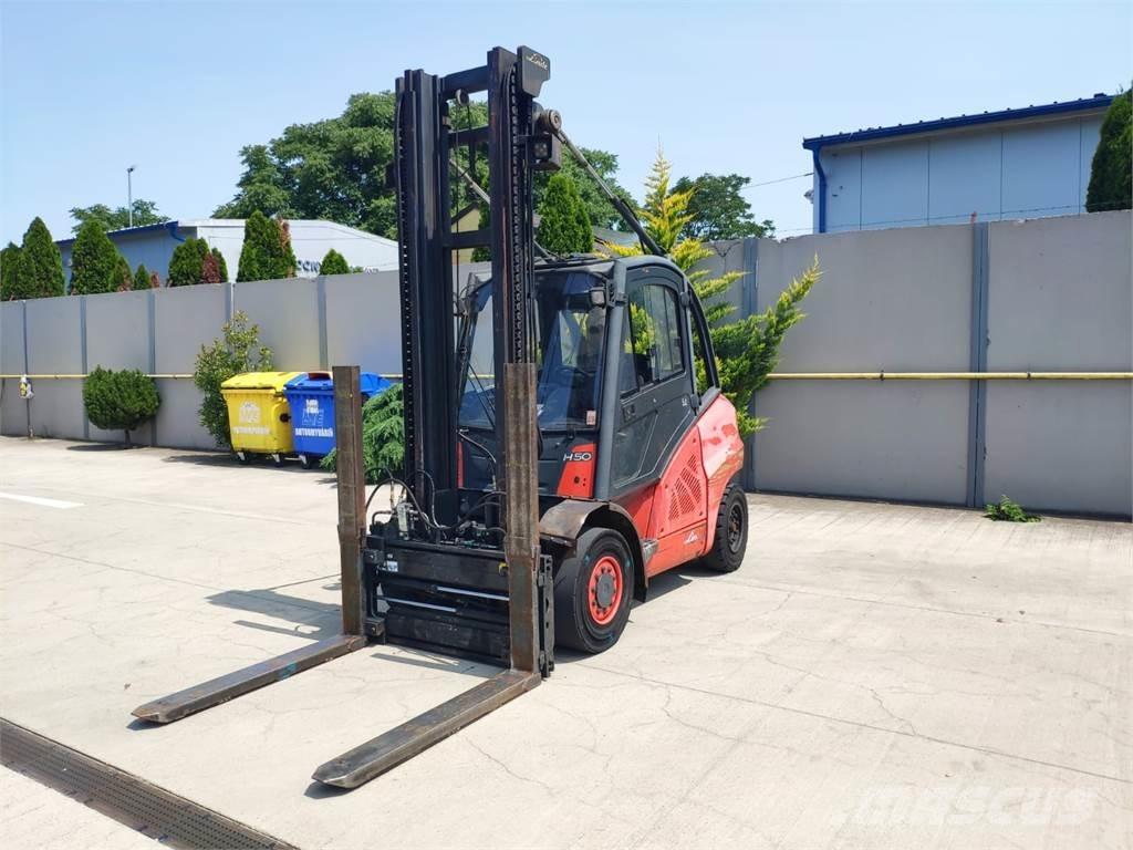 Linde H50D Tehnika ar dīzeļa dzinēju