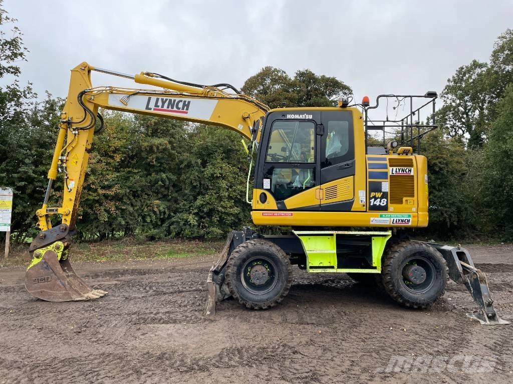 Komatsu PW 148-11 Ekskavatori uz riteņiem
