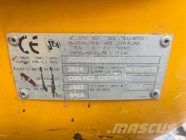 JCB 8018 CTS Mini ekskavatori < 7 t