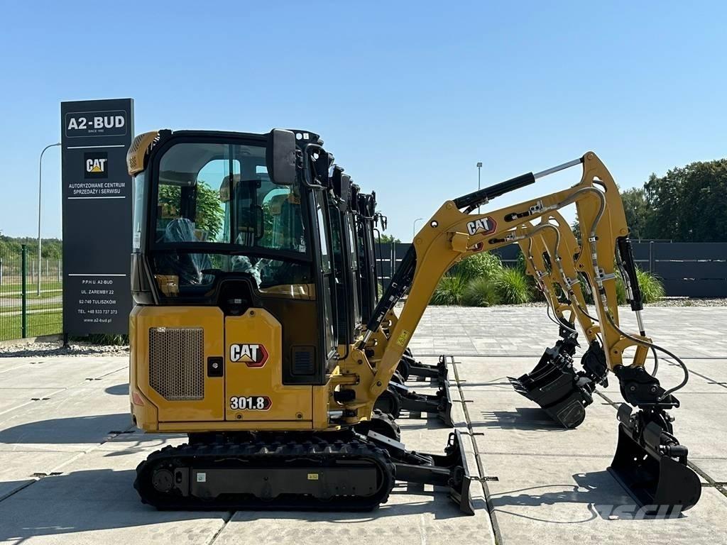 CAT 301.8 Kāpurķēžu ekskavatori