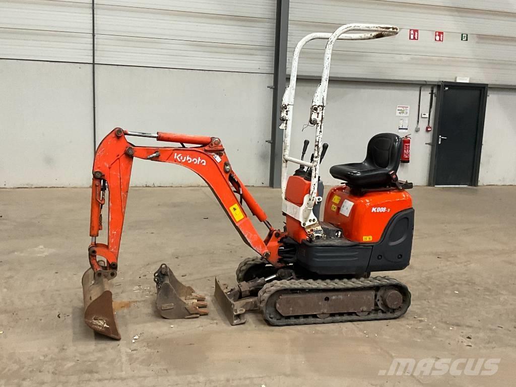 Kubota K 008-3 Mini ekskavatori < 7 t