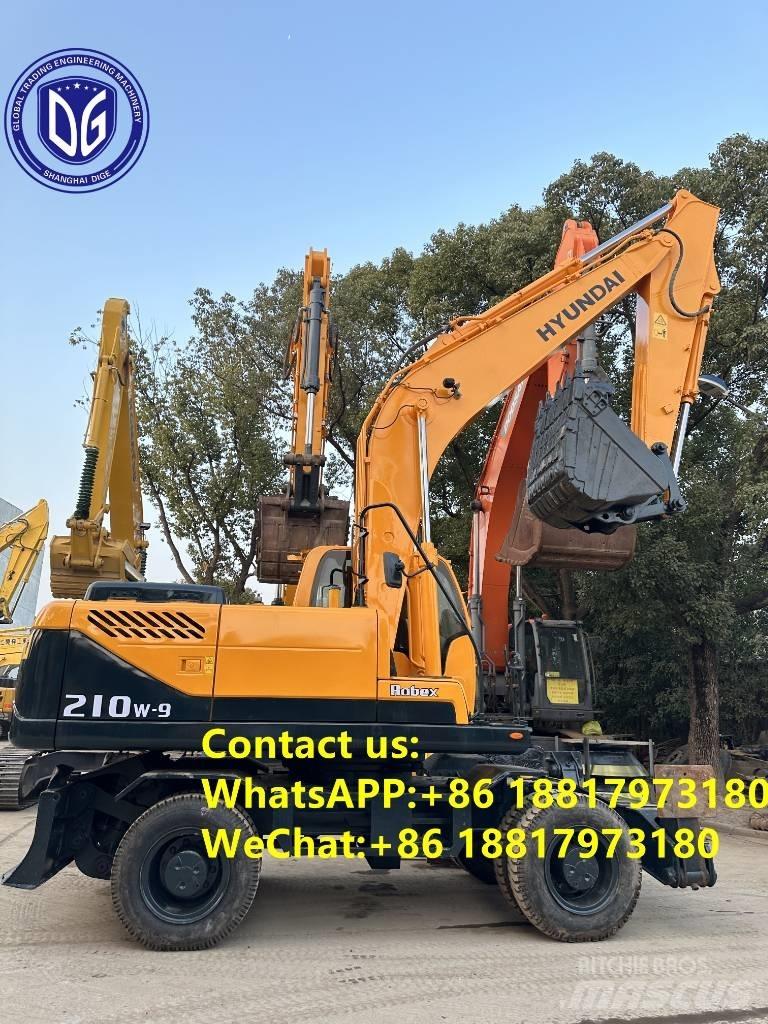 Hyundai 210W-9 Ekskavatori uz riteņiem