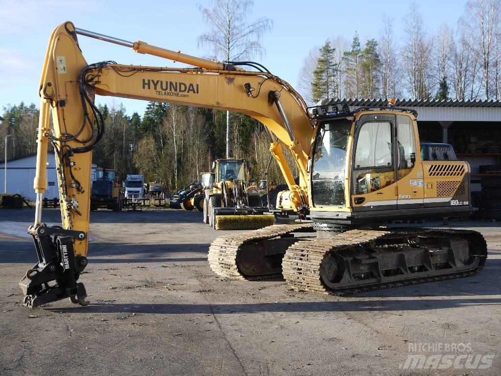 Hyundai R 180 LC-9A Kāpurķēžu ekskavatori
