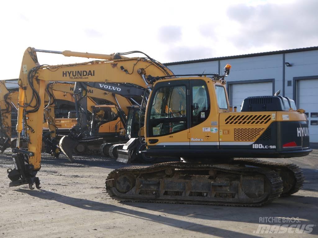 Hyundai R 180 LC-9A Kāpurķēžu ekskavatori