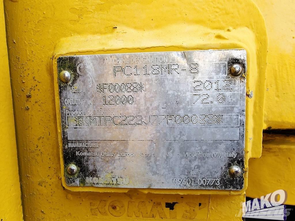 Komatsu PC 118 MR-8 Kāpurķēžu ekskavatori