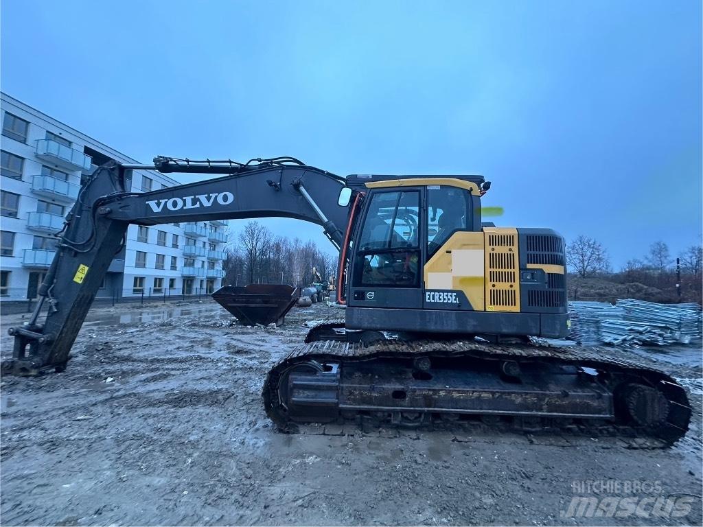Volvo ECR 355 EL Kāpurķēžu ekskavatori
