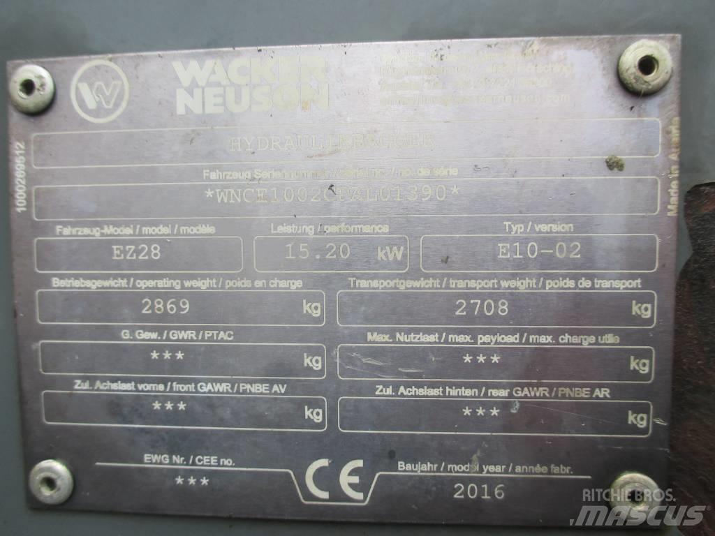Wacker Neuson EZ 28 Mini ekskavatori < 7 t